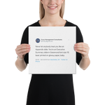 Load image into Gallery viewer, CMC statement tweet on canvas

