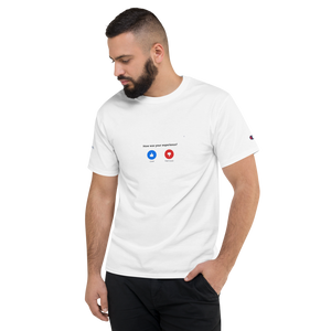 Zoom feedback - Champion white tee